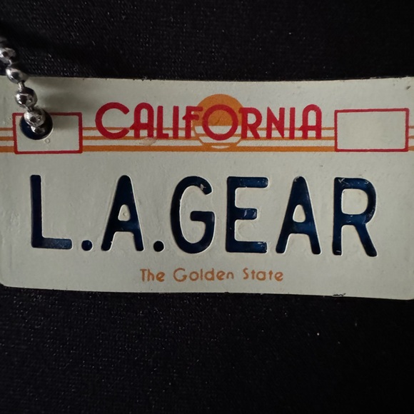 🌷Vintage Late 80s/Early 90s L.A. Gear California License Plate Keychain - Picture 2 of 4